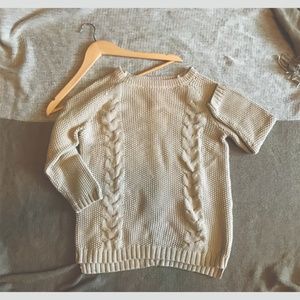 Cynthia Rowley Cable Knit Sweater